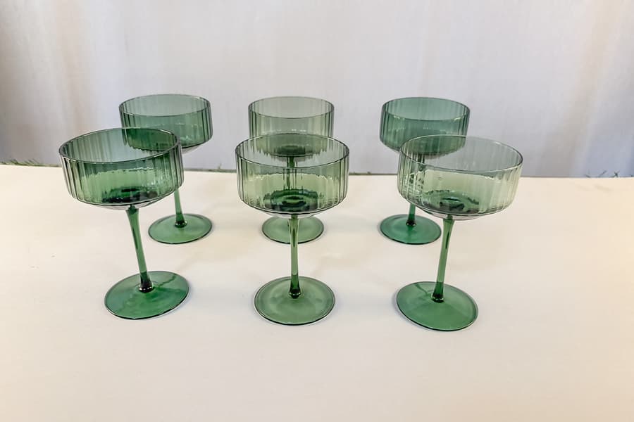 6 Champagner Gläser